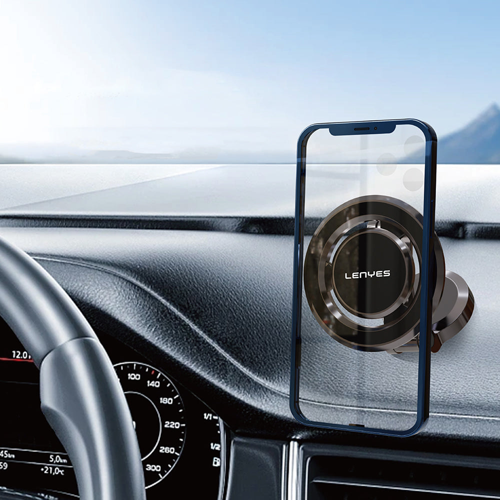 Lenyes CR160 Magnetik M-safe 360° Oynar Başlıklı Araç İçi Telefon Tutucu Lenyes CR160 Magnetik M-safe 360° Oynar Başlıklı Araç İçi Telefon Tutucu